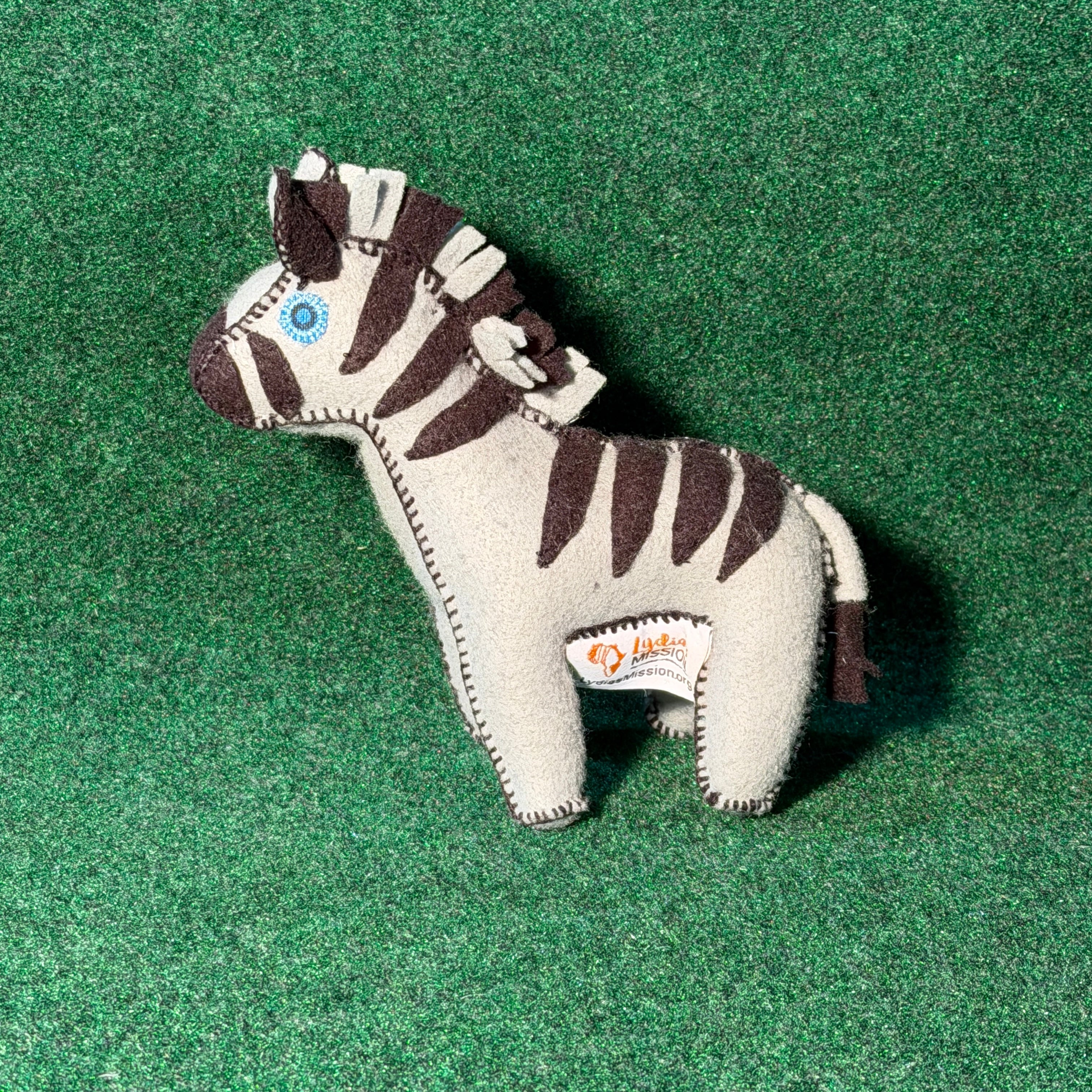 Felt Zebra