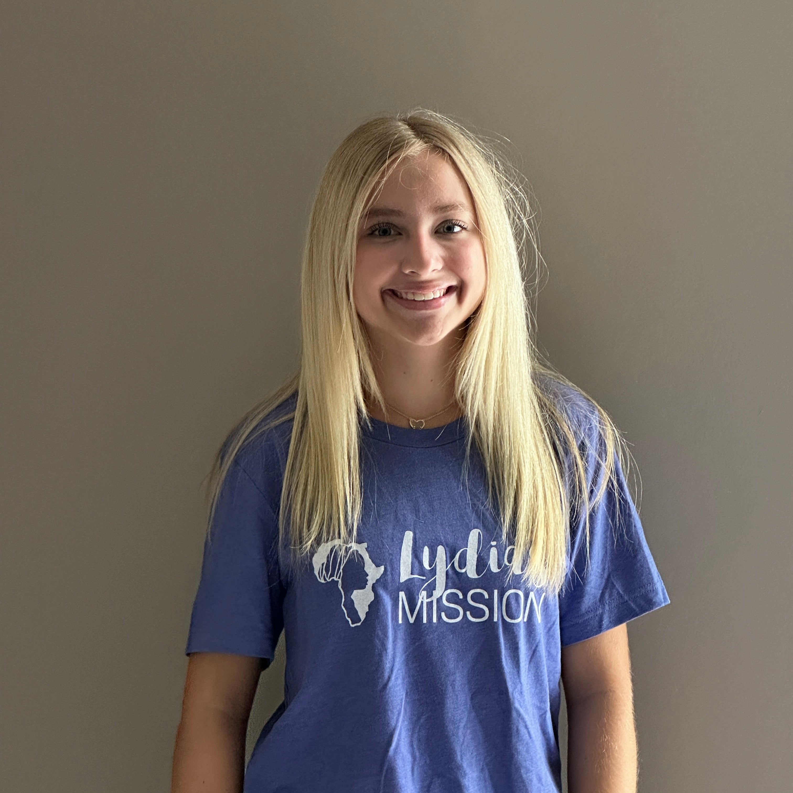 Lydia’s Mission Adult Heather Lapis Short Sleeve Tee